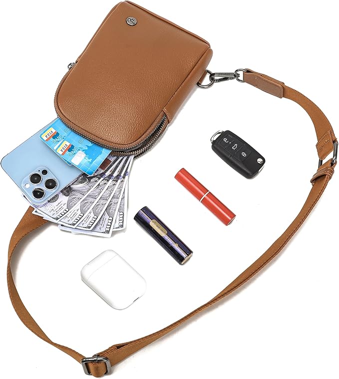 INICAT Sling Bag for Women Touchscreen Small Crossbody Cell Phone Purse Fanny Pack