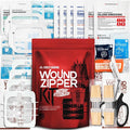 EVERLIT Wound Closure Kit | Surgical Zip-Stitch Devices for Cut & Laceration | Sterile, Suture-Free, Stitch-Less Adhesive Butterfly Bandages for Emergency First Aid Wound Care (6 Zip Complete Kit)