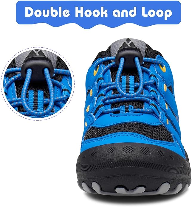 Mishansha Boy's Girl's Hiking Shoes Low Top Sneakers Outdoor Trekking Walking Climbing Running Shoes