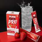 PURE KICK PRO Hydration Electrolyte Drink Mix, Pineapple Coconut & Strawberry Ice Pop, 12 Packets