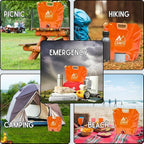 Collapsible Water Container Bag, BPA-Free, Portable, Foldable, 8 Liters/2.1 Gallons, Outdoor, Camping, Hiking, Weather Emergencies, Sports, Survival Kit