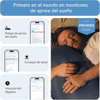 RingConn Gen 2, World’s First Smart Ring with Sleep Apnea Monitoring, No APP Subscription, 12-Day Battery Life, Stress/Heart Rate/Women's Health Tracker, Android & iOS Compatible (Rose Gold, Size 14)