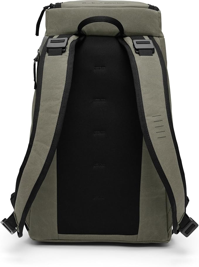Db Journey The Hugger Backpack - Durable Travel Backpack with Laptop Compartment & Pockets for Work, Luggage Backpack with Roller Bag Hook Up System, 20L - Forest Green