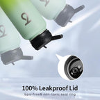 Trebo 40oz Water Bottle Insulated with Lid and Straw,Double Wall Vacuum Stainless Steel Metal Sports Flask with Paracord Handle, Keep Hot 24 Hours & Cold 48 Hours Water Jug with 3 Lids, Dark Green