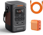 Jackery Portable Power Station Explorer 240D, 256Wh Backup Lithium Battery, with 102W GaN 3-Port Fast Charger