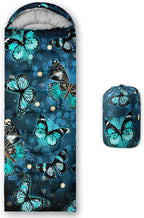 QOOMO Animals Camping Sleeping Bags,3 Season Warm & Cool Weather,Lightweight,Waterproof Sleeping Bags for Adults & Kids,Traveling,and Outdoors,Camping Gear Equipment