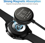 USB C Charger Compatible with Samsung Galaxy Watch 7/6/6 Classic/5/5 Pro/4/4 Classic/3/Active 2, Upgrade Nylon Galaxy Watch Charger Cable