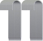 16 Inch 28 Pack Rebar Stakes, 3/8" Diameter J Hook Steel Ground Anchor Stakes, Heavy Duty Galvanized Tent Stakes, Metal Fence Stakes for Outdoor Decoration Yard Inflatables Gardening