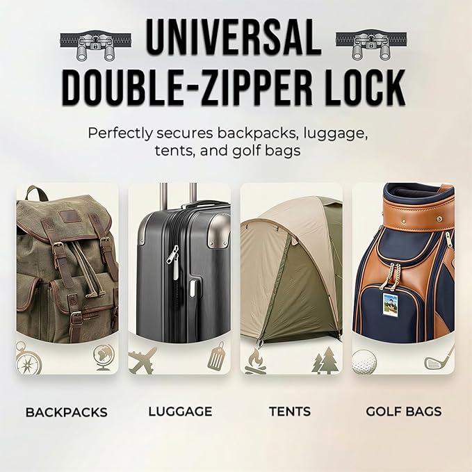 TRAVOCE TSA Approved Luggage Locks - Heavy Duty 3 Digit Combination Cable Lock, Search Alert for Suitcases, Backpacks, Golf Bags, Tents, Violin and Camera Cases (4 Colors)