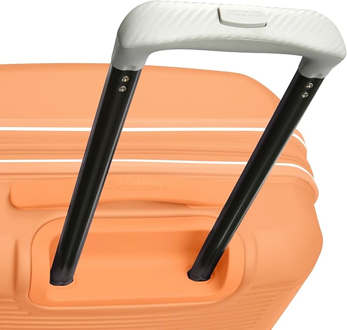 American Tourister Stratum 2.0 Expandable Hardside Luggage with Spinner Wheels, 2-Piece Set 20/28, Papaya