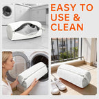 1PCS Shoes Washing Machine Bags, Laundry Shoe Bag for Washer and Dryer, Reusable and Durable Zipper Sneaker Shoe Washing Bag, Tennis Shoes Cleaning Bag for All Shoe Types (Pure white)