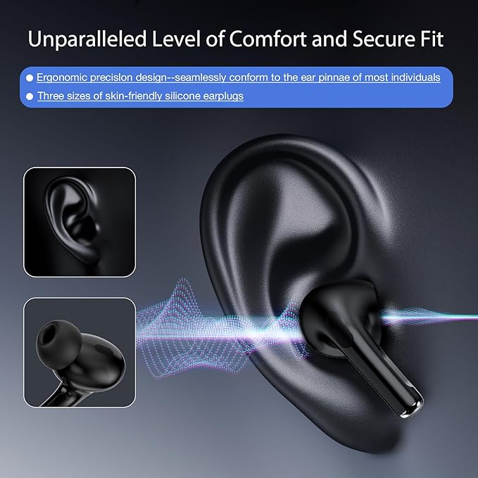 Ai Translation Earbuds Real Time 144 Languages & Accents Translator Earbuds with 8-Language Offline Translator Device Two Way, Auriculares de traducción for Language Learning Travel Business White