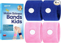Motion Sickness Bands for Kids, Travel Sickness Relief Wristbands, Anti-Nausea Wristbands for Car Sickness(Pink and Blue)