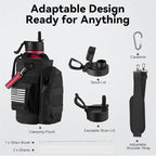 KXIAOCHEN Insulated Water Bottle, Stainless Steel Water Bottle, 2 Lids (Straw and Handle Lid),Wide Mouth Metal Water Bottles Keep Hot and Cold, Double Walled, Thermo Mug, Metal Canteen