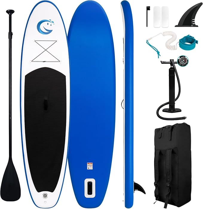 FunWater Stand Up Paddle Board Ultra-Light Inflatable Paddleboard with SUP Accessories for Adults & Youth of All Skill Levels