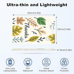 Wallet Tracker Card (iOS Only), Rechargeable Bluetooth Smart Tracking for Apple Find My Compatible Anti Tracker for Men Women Slim Item Locator for Purse Passport Key Luggage Tag (1Pcs/THKS FLR)