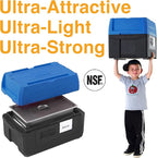 Metro Mightylite ML180XL Top Load Insulated Food Carrier - Professional-Grade Multipurpose Pan Carrier, Insulated Cooler and Food Warmer with Extra Capacity Lid - 45 qt or 5 Pan Capacity