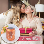 2 Pack Mushroom Solar Lanterns Outdoor Waterproof Hanging Solar Lights Mushroom Gifts for Women Men Mom Metal Decorative LED Outdoor Lanterns for Patio,Lawn, Landscape, Garden Decor, Yard Decoration