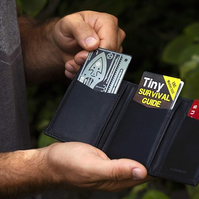 The Ultimate Survive Anything Tiny Survival Guide for Emergency Disaster Micro Guide First Aid Survival Pocket Handbook Easily Fits in Wallet Glove Box Pouch