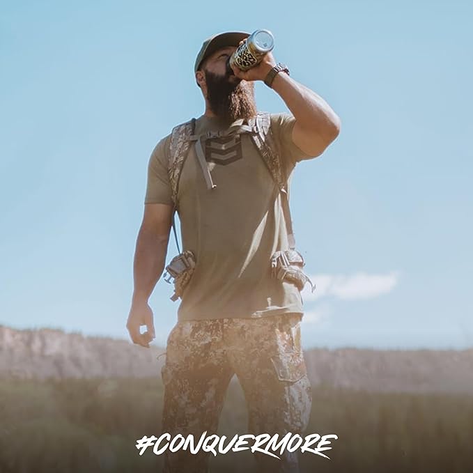 MTN OPS Hydrate Electrolytes Powder Drink Mix, 20 Single Serving On-The-Go Electrolyte Packs with Over 1000mg of Electrolytes per Serving, Hush Summit Surge