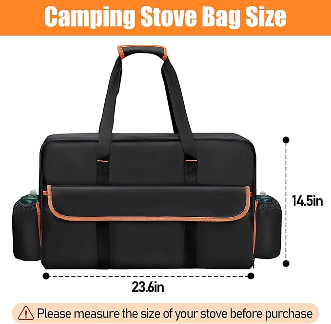Stove Carrying Case Compatible with Coleman, Stove Carry Bag Compatible with Coleman Gas Camping 2 Burner Stove, Triton Stove, for Camp Chef Everest 2 Burner Stove Camp Stove
