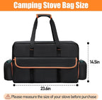 Stove Carrying Case Compatible with Coleman, Stove Carry Bag Compatible with Coleman Gas Camping 2 Burner Stove, Triton Stove, for Camp Chef Everest 2 Burner Stove Camp Stove