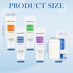 50 Pcs 5-IN-1 Hotel Soaps and Toiletries Bulk Set,5-Piece Set Mini Bulk Travel Size Toiletries Set 1 oz each Shampoo,Conditioner, Body Wash and Lotion,0.53 oz Soap Hotel Supplies for Guests,Homeless