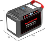 Portable Power Station 300W MARBERO 237Wh Camping Solar Generator Backup Lithium Battery with Pure Sine Wave 110V AC Outlet, USB C, USB A, DC for Outdoors Camping CPAP Home Blackout Emergency