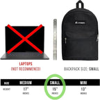Everest 1045K Basic Backpack, 15", Emerald Green