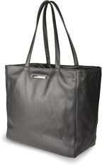 Kenneth Cole REACTION Marley Women’s Pebble Vegan Leather 16" Laptop Tote with Removeable 14" Laptop Sleeve, Black
