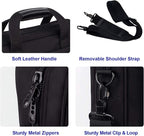 Taygeer 17 inch Laptop Bag, Professional Business Office Briefcase for Men Women, Premium Water Resistant Carry On Laptop Case Shoulder Messenger Bag Fits 15.6 17 Inch Notebook/Computer, Black