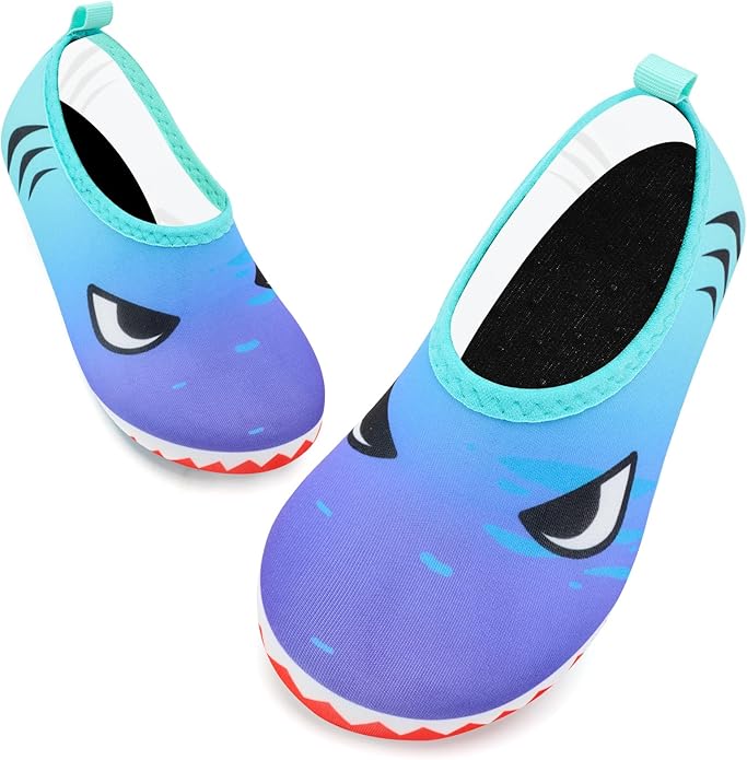 Deevike Kids Water Shoes Boys Grils Barefoot Quick Dry Aqua Socks Beach Shoes for Toddler Sports Swim Surf Outdoor Walking