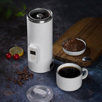 iMiGoo Dual Brew Electric 8oz Coffee & Tea Percolator, 17oz Boil Water, Keep Warm, Portable Multi-Functional Stainless Steel Pot for Home/Office/Camping
