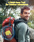 Esky Emergency Hand Crank Radio with 3 LED Flashlight, AM/FM/NOAA Portable Weather Radio with 2000mAh Power Bank Phone Charger, Solar Powered USB Charged Radio for Indoor Outdoor Camping, SOS Alarm