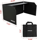 Camping Stove Windscreen Outdoor Foldable Gas Stove Windshield, Camping Wind Blocker with a Storage Bag for Butane Stoves, Propane Stoves, Camping, Hiking, Picnic, Cooking (Stove Not Included)