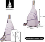 Sling Bag Crossbody Bags for Women Small Cross Body Bag Fanny Packs Chest Sling Purse for Daily Travel Leisure Sport