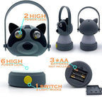 Outdoor Equipment LED Camping Lantern & Headlamp Set for Kids, FANT.LUX Battery Powered Night Light for Emergency, Hurricane, Lightweight Tent Lamp - Owl (Raccoon Set)