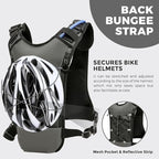 USA Original Patent Running Hydration Vest Backpack, Lightweight Chest Pack with 2.0L Water Bladder Bag Daypack for Hiking Running Cycling Race Marathon for Women Men