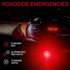 K-Bern Red & White Rechargeable Headlamp, 1500 Lumens, UL Approved 3500 mAh Battery, Ultra Bright Head Lights Waterproof, Lightweight, Aluminum, Perfect for Work, Dog Walking & Camping