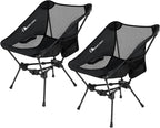 MOON LENCE Portable Camping Chair Backpacking Chair - The 4th Generation Ultralight Folding Chair - Compact, Lightweight Foldable Chairs for Hiking Mountaineering, Beach