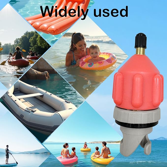 3pcs Sup Paddle Board Inflator Air Pump Adapter Adaptor Attachments for Inflatables Kayaks Boats Stand Up Paddleboard Valve Connector Accessories