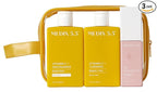 MEDIX Vitamin C Cream + Wash + Hyaluronic Acid Serum 3PC Travel Kit Skin Care Set - Vitamin C Body Lotion & Body Wash + 3% Hyaluronic Serum Skincare Set To Improve Look Of Dark Spots & Dry Skin, 3PC