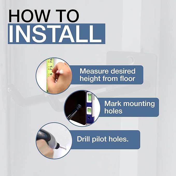 Paddle Storage Wall Rack, Kayak, SUP, Canoe Paddles, Indoor Organizer, Solid Steel Hanging Hooks (Compact)