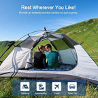 HiiPeak Sleeping Pad - Ultralight Inflatable Sleeping Mat with Built-in Foot Pump, Durable Compact Waterproof Camping Air Mattress for Camping, Backpacking, Hiking, Tent Trap Traveling