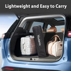 Oversized Camping Chair, Double Folding Loveseat Camping Couch with Pocket, Cup Holder and Carry Bag, Heavy Duty Portable Camping Chairs for Adults, Fishing, Sports, Trip, up to 660lbs, Black