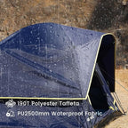 EchoSmile 2/4 Person Camping Tent, Lightweight Dome Family Tent with Rainfly, Easy Setup, Waterproof & Windproof Outdoor Shelter for Group Hiking, Backpacking, 3-Season Use