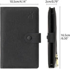 RFID Blocking Passport Wallet Cover Case Travel Document Organizer for Women and Men,Travel Wallet for Credit Card