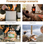 3.5" Lengths Mini Fire Sticks Wood,Pine Kiln Dried Firewood,Small Barkless Kindling Logs,Solo Stove Accessories Prefect for Solo Stove Mesa,Tabletop Fire Pit,Pizza Oven,4 Lbs