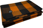 Arcturus Plaid Wool Blankets - 4.5lbs Warm, Heavy, Washable, Large | Great for Camping, Outdoors, Sporting Events, or Home
