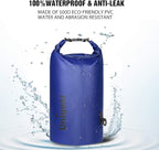 Unigear Dry Bag Waterproof, 2L/5L/10L/20L/30L/40L Floating and Lightweight Bags for Kayaking, Boating, Fishing, Swimming and Camping with Waterproof Phone Case